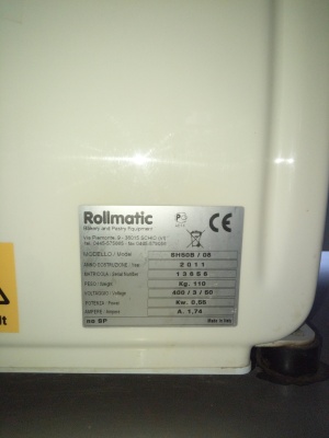 Тестораскаточная машина ROLLMATIC SH50В/08