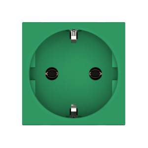 Розетка CADUCEUS ALING HIDE для скрытой проводки, с заземлением, без шторок, 16А, 250В~, с горизонтальным расположением разъёма