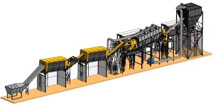 Мусоросортировка, мусоросортировочный завод, мусоросортировочная линия