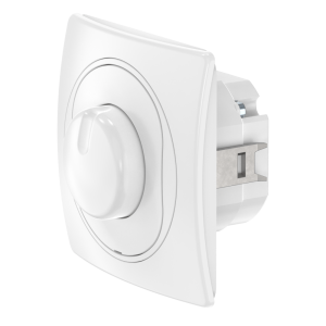 Диммер скрытой установки CADUCEUS ALING EON, поворотно-нажимной, LED 1-100Вт, универсальный