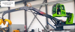 Манипулятор стационарный для обработки ТБО, мусора, металлолома ZX-8500