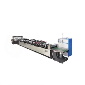 Высокоскоростной станок для производства пакетов с центральным швом и четырехсторонним швом (реторт-пакеты) HP-CF500