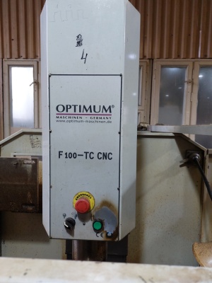 станок с ЧПУ Сверлильно фрезерный OPTIMUM F 100 TC CNC
