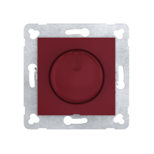 Диммер скрытой установки CADUCEUS ALING PRESTIGE поворотно-нажимной, LED 1-100Вт, универсальный, механизм