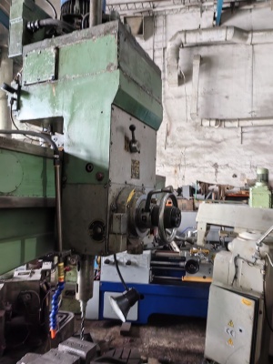 Станок радиально сверлильный 2а554 после ревизии