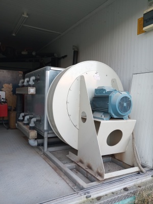 Тепловая установка для подогрева, отопления, при производстве ЖБИ