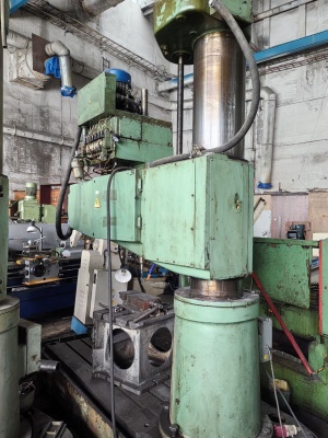 Станок радиально сверлильный 2а554 после ревизии