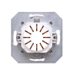 Диммер скрытой установки CADUCEUS ALING EON, поворотно-нажимной, проходной, 40-400ВА, 230В, механизм