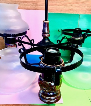 Люстра 3-х рожковая потолочная Алеся и Бра настенный Алеся