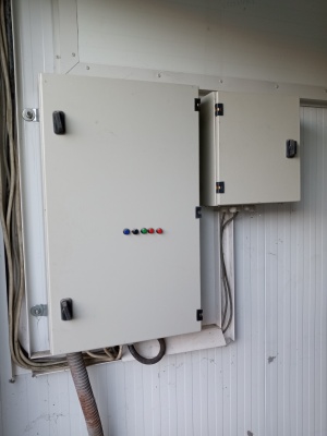 Тепловая установка для подогрева, отопления, при производстве ЖБИ