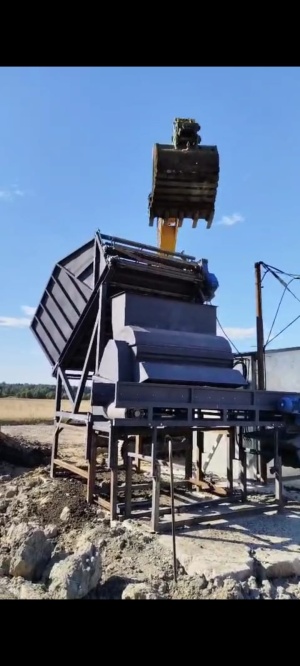 Дробилка торфа, компоста, земли