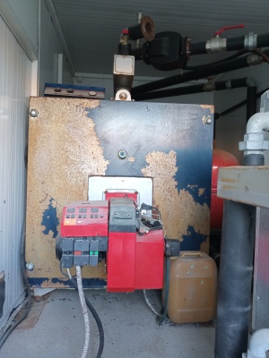 Тепловая установка для подогрева, отопления, при производстве ЖБИ