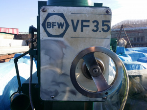 BFW VF3,5 вертикально фрезерный станок