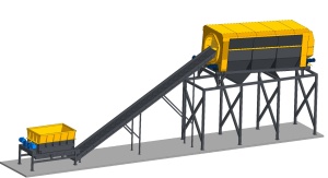 Барабанные сепараторы, барабанные грохоты, тромель