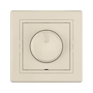 Диммер скрытой установки CADUCEUS ALING PRESTIGE поворотно-нажимной, проходной, 40-400ВА, 230В, 50Гц