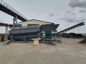 Линия производства почвогрунтов, почвосмесей, линия смешивания грунтов, линия переработки