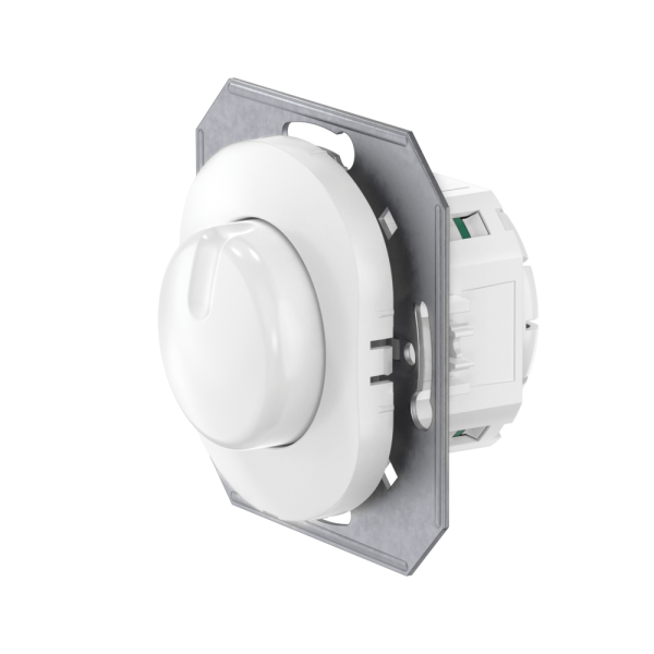 Диммер скрытой установки CADUCEUS ALING EON, поворотно-нажимной, проходной, 40-400ВА, 230В, механизм