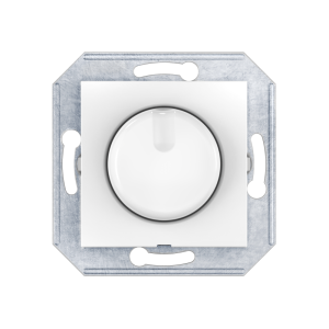 Диммер скрытой установки CADUCEUS ALING PRESTIGE поворотно-нажимной, проходной, 40-400ВА, 230В, 50Гц, механизм