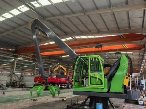 Перегружатель стационарный для перегрузки ТКО, мусора, металлолома, дерева ZX-10000