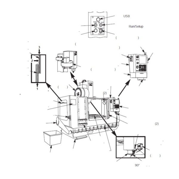 Фрезерный станок Haas VF-3YT/50 бу