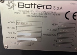 Стол резки Bottero