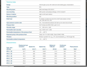 Насос гидравлический IPH-4-25-101, Voith Turbo