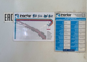 Гидравлический листогибочный пресс с ЧПУ для гибки листoвого металла Inanlar P-30100 CNC