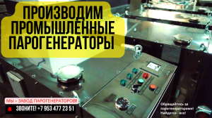 Парогенератор промышленный Спб