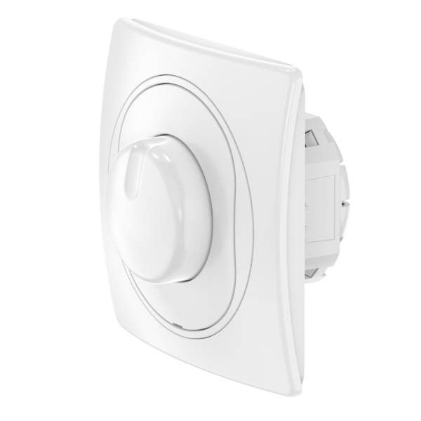 Диммер скрытой установки CADUCEUS ALING EON, поворотно-нажимной, 40-400ВА, 230В, 50Гц