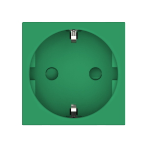 Розетка CADUCEUS ALING HIDE для скрытой проводки, с заземлением, со шторками, 16А, 250В~, с горизонтальным расположением разъёма