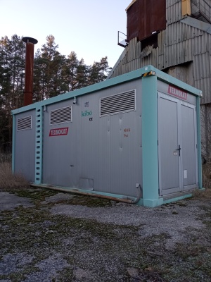 Тепловая установка для подогрева, отопления, при производстве ЖБИ