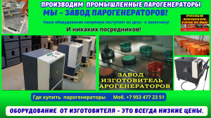 Парогенератор промышленный купить в Спб