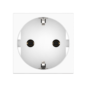 Розетка CADUCEUS ALING HIDE для скрытой проводки, с заземлением, без шторок, 16А, 250В~, с горизонтальным расположением разъёма