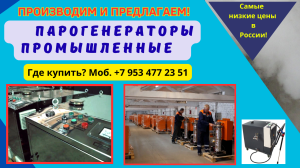 Парогенератор промышленный купить в Спб