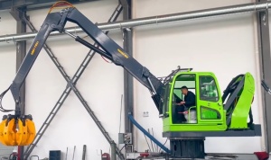 Манипулятор стационарный для обработки ТБО, мусора, металлолома ZX-8500