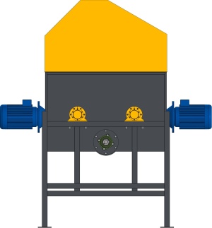 Смеситель грунта, торфа, кормов