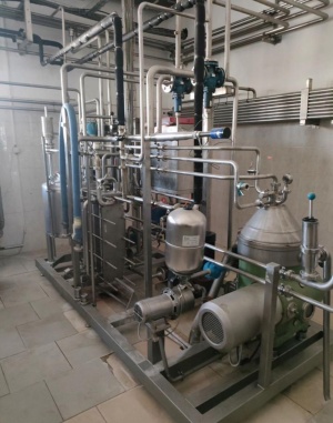 Линия по производству молочной продукции