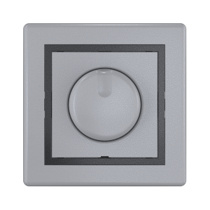 Диммер скрытой установки CADUCEUS ALING PRESTIGE поворотно-нажимной, проходной, 40-400ВА, 230В, 50Гц