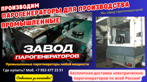 Парогенератор для производства промышленный