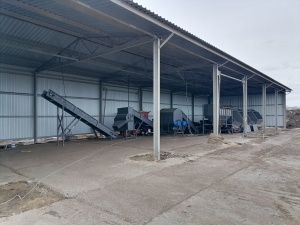 Линия производства почвогрунтов, почвосмесей, линия смешивания грунтов, линия переработки