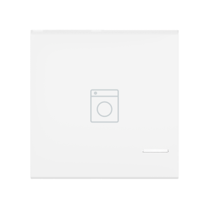 Клавиша CADUCEUS ALING EXPERIENCE, 2М, с символом «стиральная машина», с индикаторным окошком