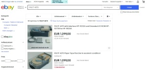 Программатор для чпу-систем с перфоленты FACIT /Швеция/ - раритет с Эбея