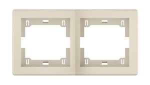 Рамка CADUCEUS ALING PRESTIGE декоративная, двухместная, горизонтальная