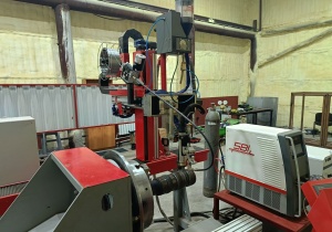 Установка плазменной сварки и наплавки бурильных труб SBI PMI 500, сварочный вращатель