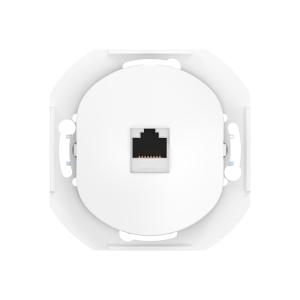 Розетка скрытой установки компьютерная CADUCEUS ALING EON с модулем Keystone RJ45 8P8C, cat.6A, FTP, механизм