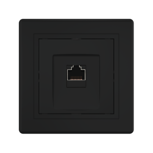 Розетка скрытой установки CADUCEUS ALING PRESTIGE компьютерная с модулем Keystone RJ45 8P8C cat.6, FTP