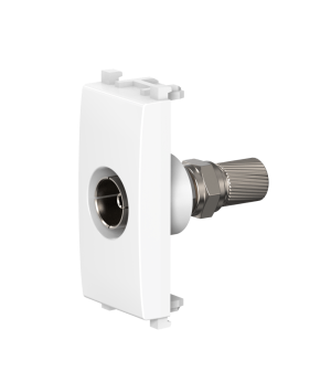 Розетка антенная FM CADUCEUS ALING EXPERIENCE для скрытой проводки, одиночная, модульная