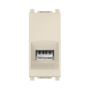 Розетка с модулем Keystone USB 2.0 тип A-A CADUCEUS ALING EXPERIENCE для скрытой проводки