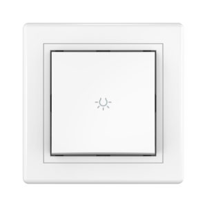 Выключатель скрытой установки CADUCEUS ALING PRESTIGE кнопочный, свет, 10АХ, 250В~