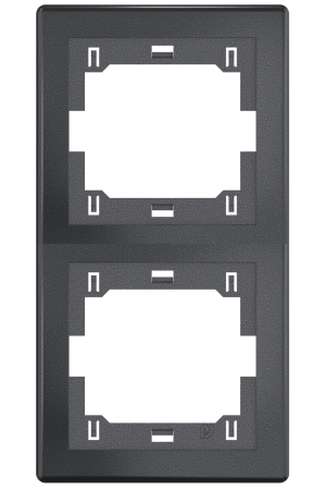 Рамка CADUCEUS ALING PRESTIGE декоративная, двухместная, вертикальная